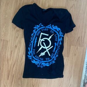 Fox v neck shirt